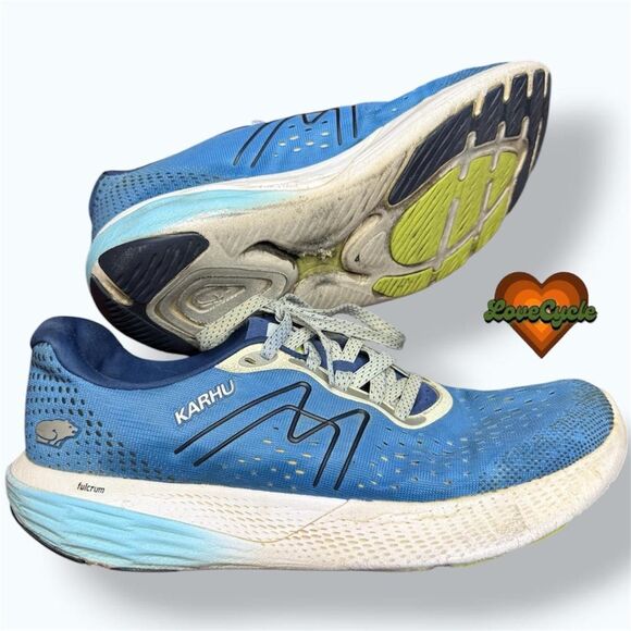 Men's Karhu Ikoni 2.0 Running Shoes in Ibiza Blue / Poseidon – Size 10 - Picture 3 of 8